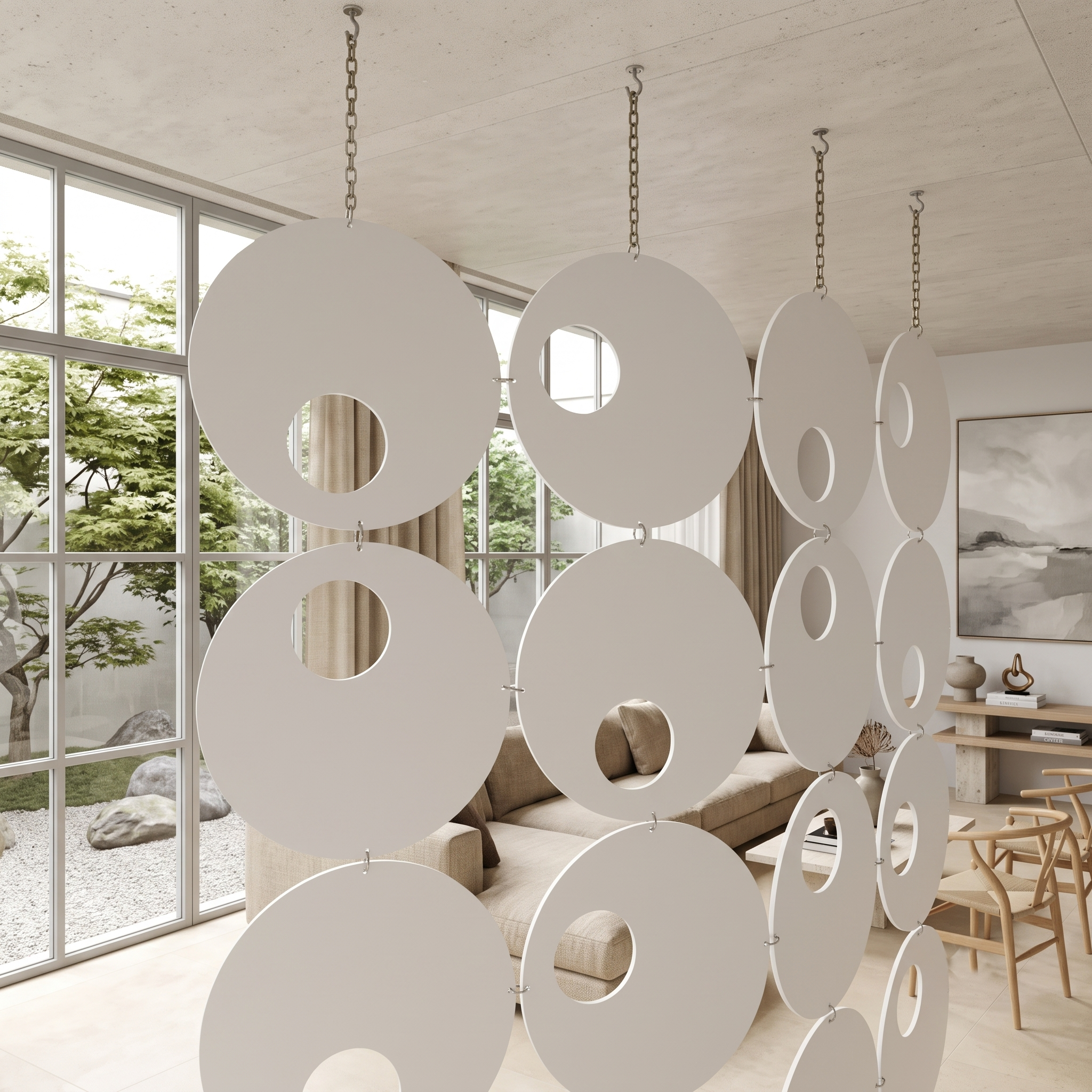 Orbit Room Divider Partition — 15 Panel Set