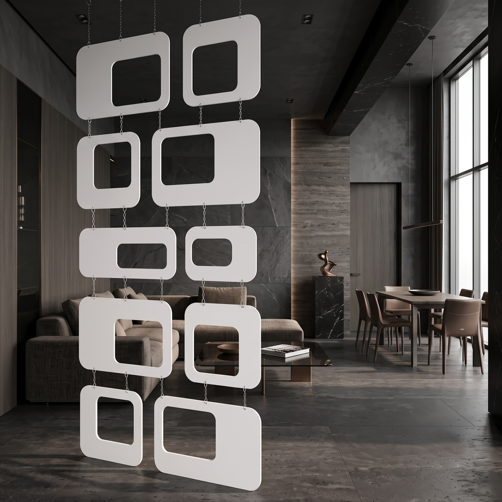 FRAME Hanging Room Divider — 10 Panel Set