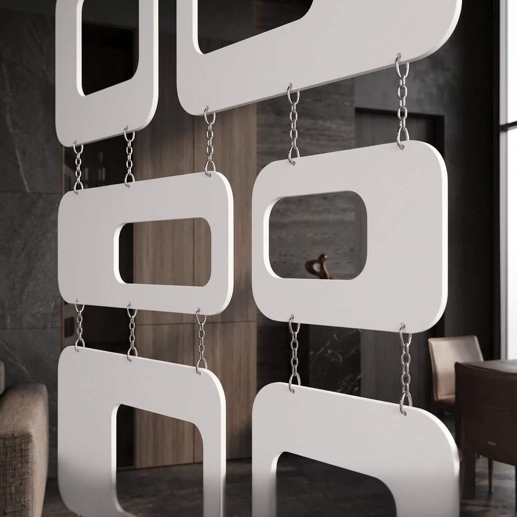 FRAME Hanging Room Divider — 10 Panel Set