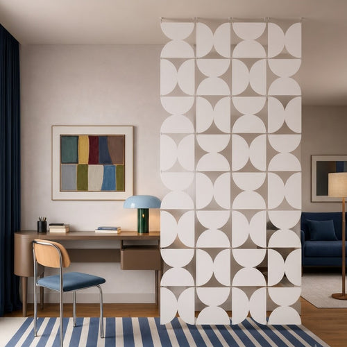 Half Moon Room Divider — 32 Panel Set
