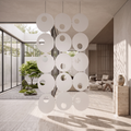 Orbit Room Divider Partition — 15 Panel Set
