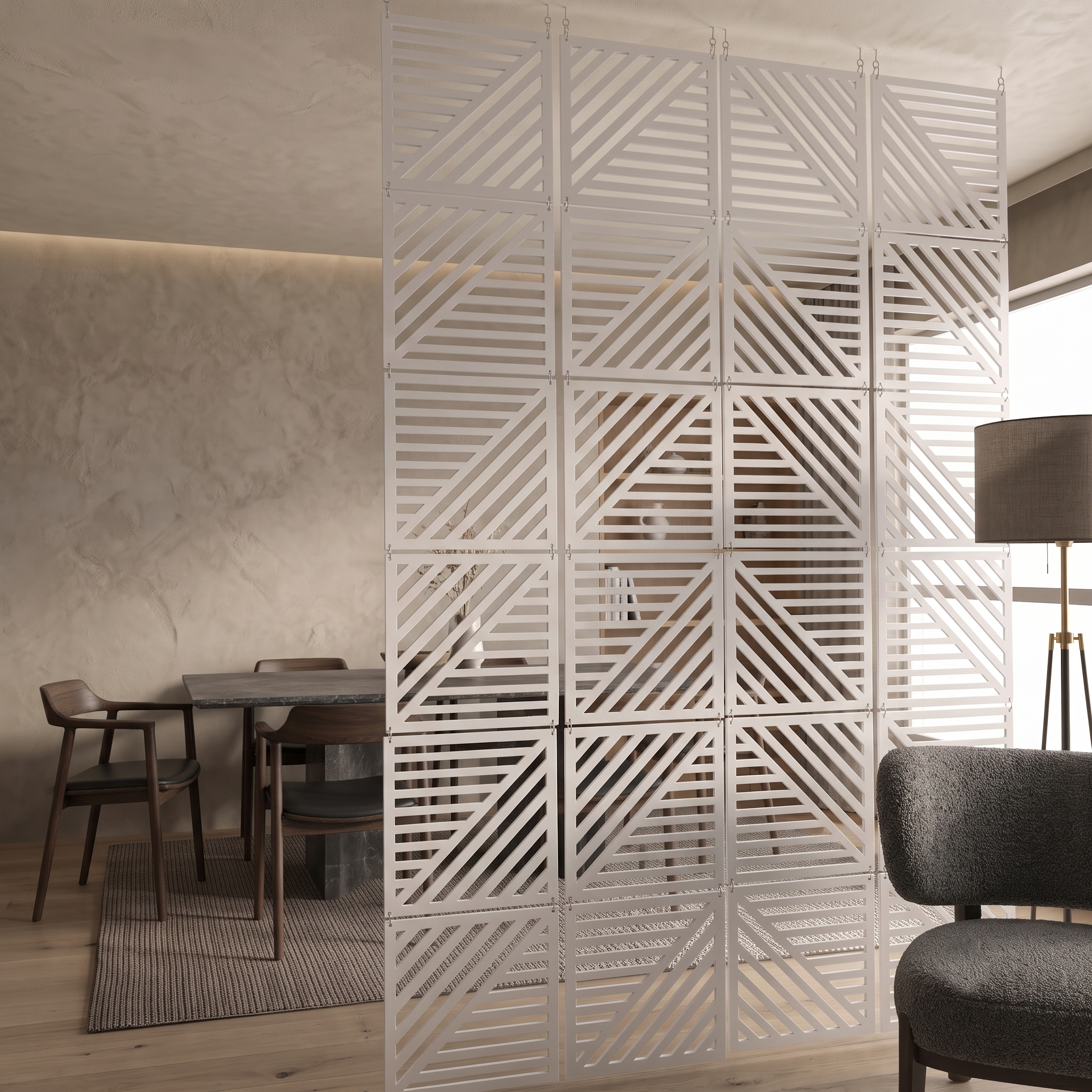 SHIFT Room Divider Partition — 24 Panel Set
